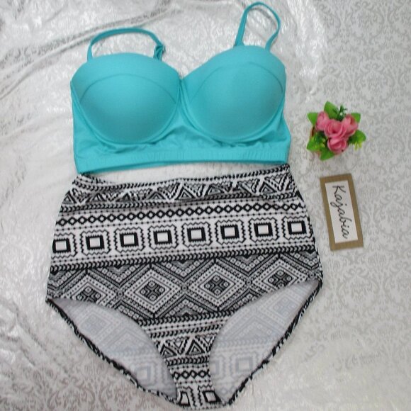 UNIQUE & CLASSIC Matching Swimsuit NWT Size XXXL - Picture 1 of 7